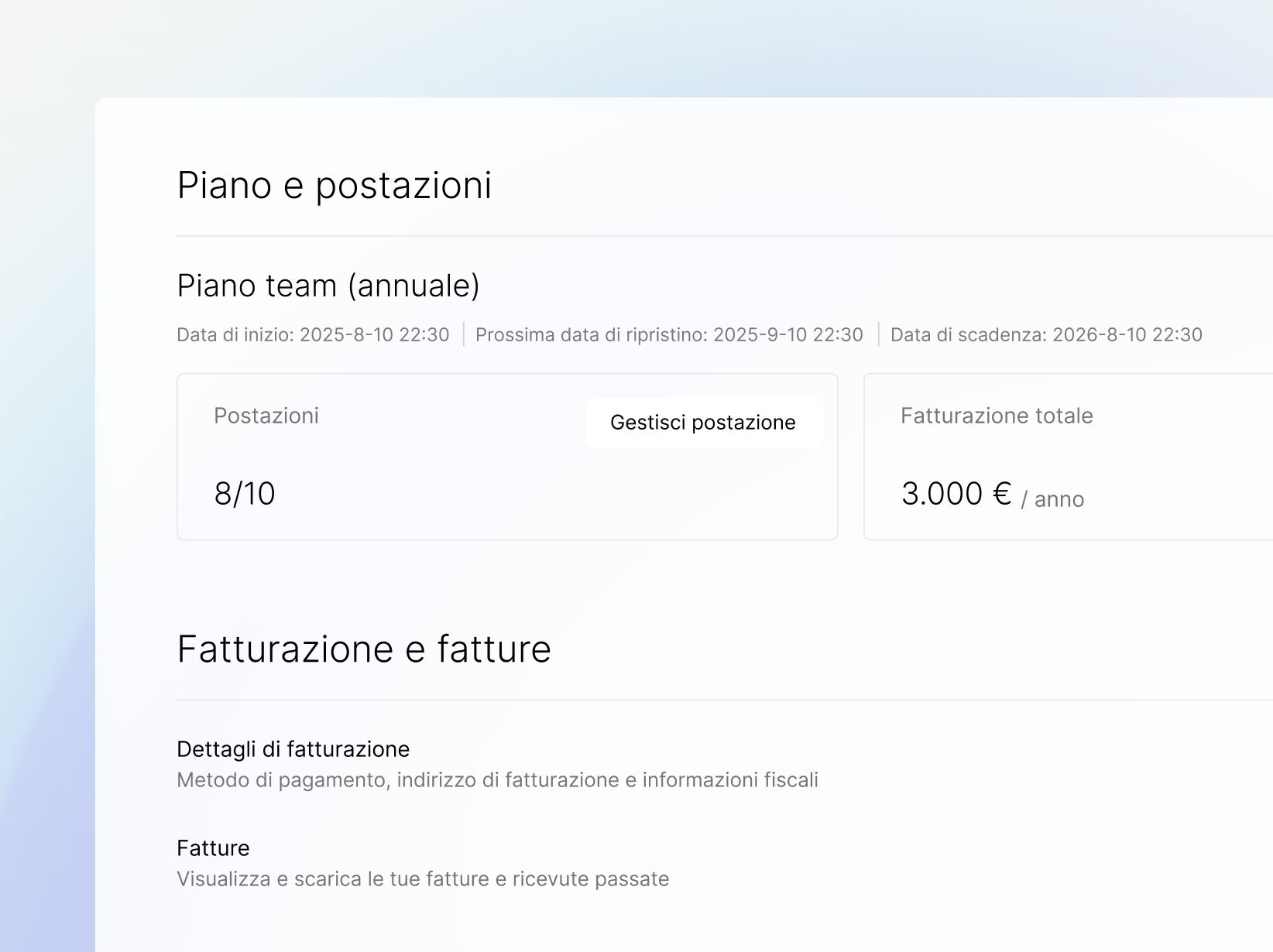 Fatturazione centralizzata