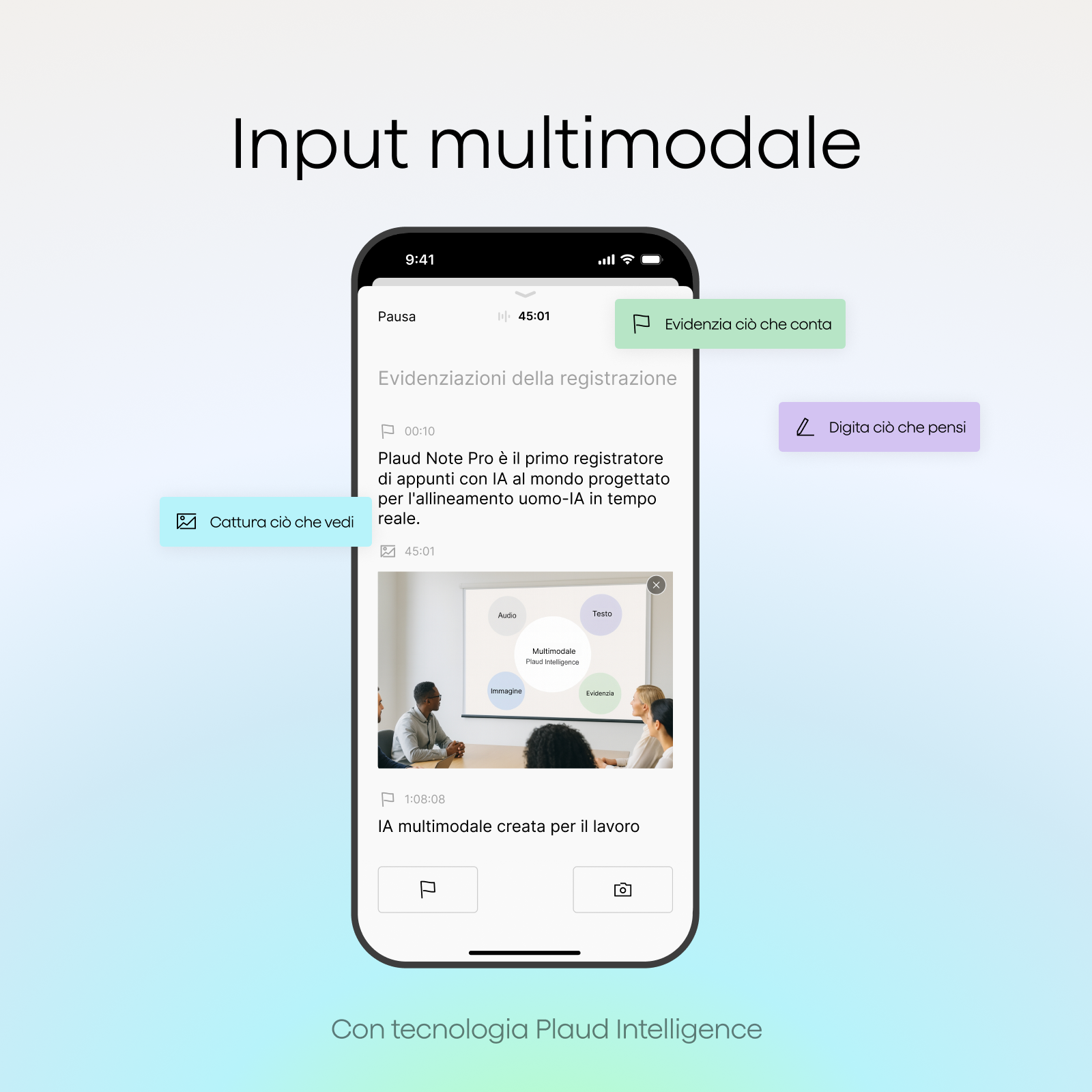 Plaud NotePin - Notetaker IA Indossabile