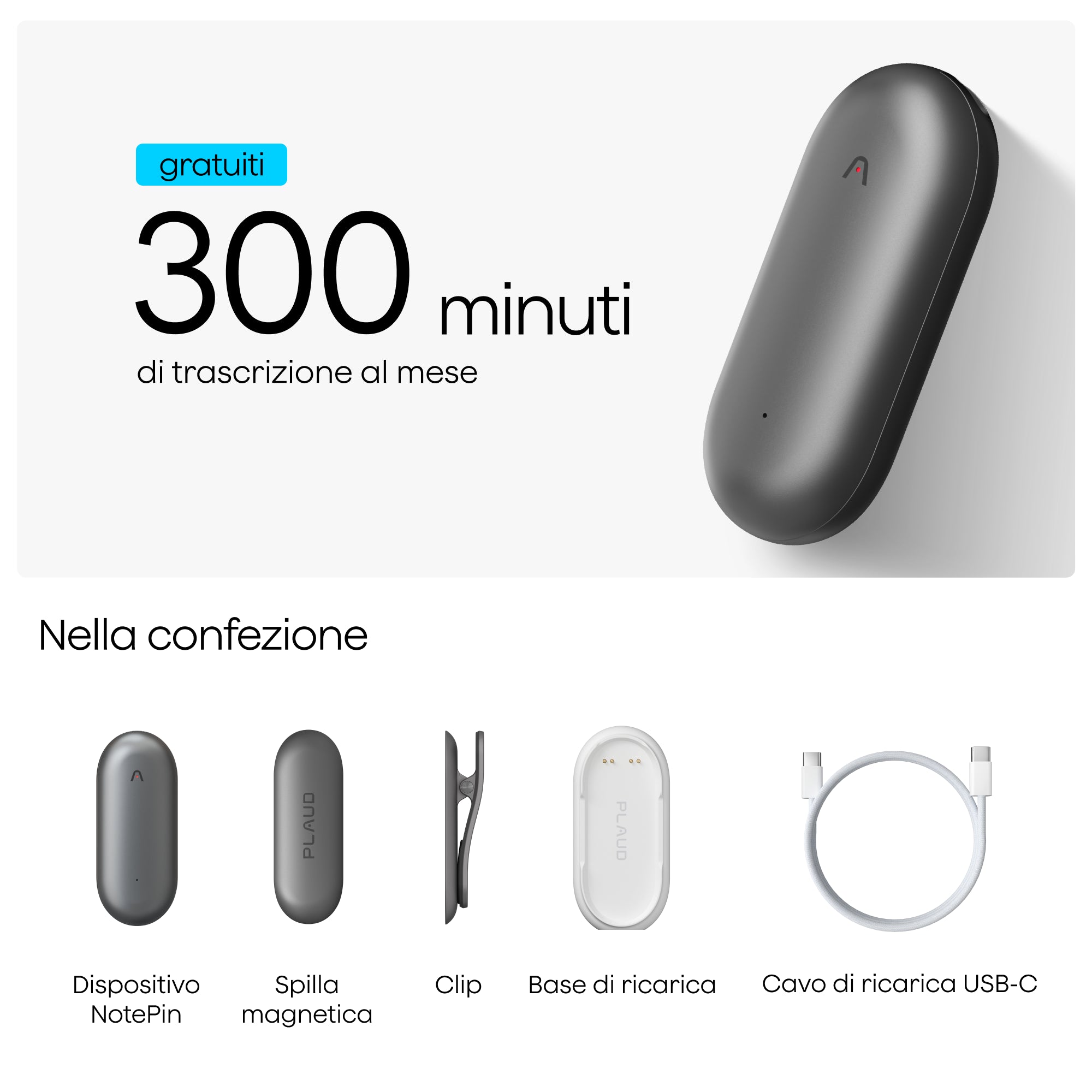 Plaud NotePin - Combo