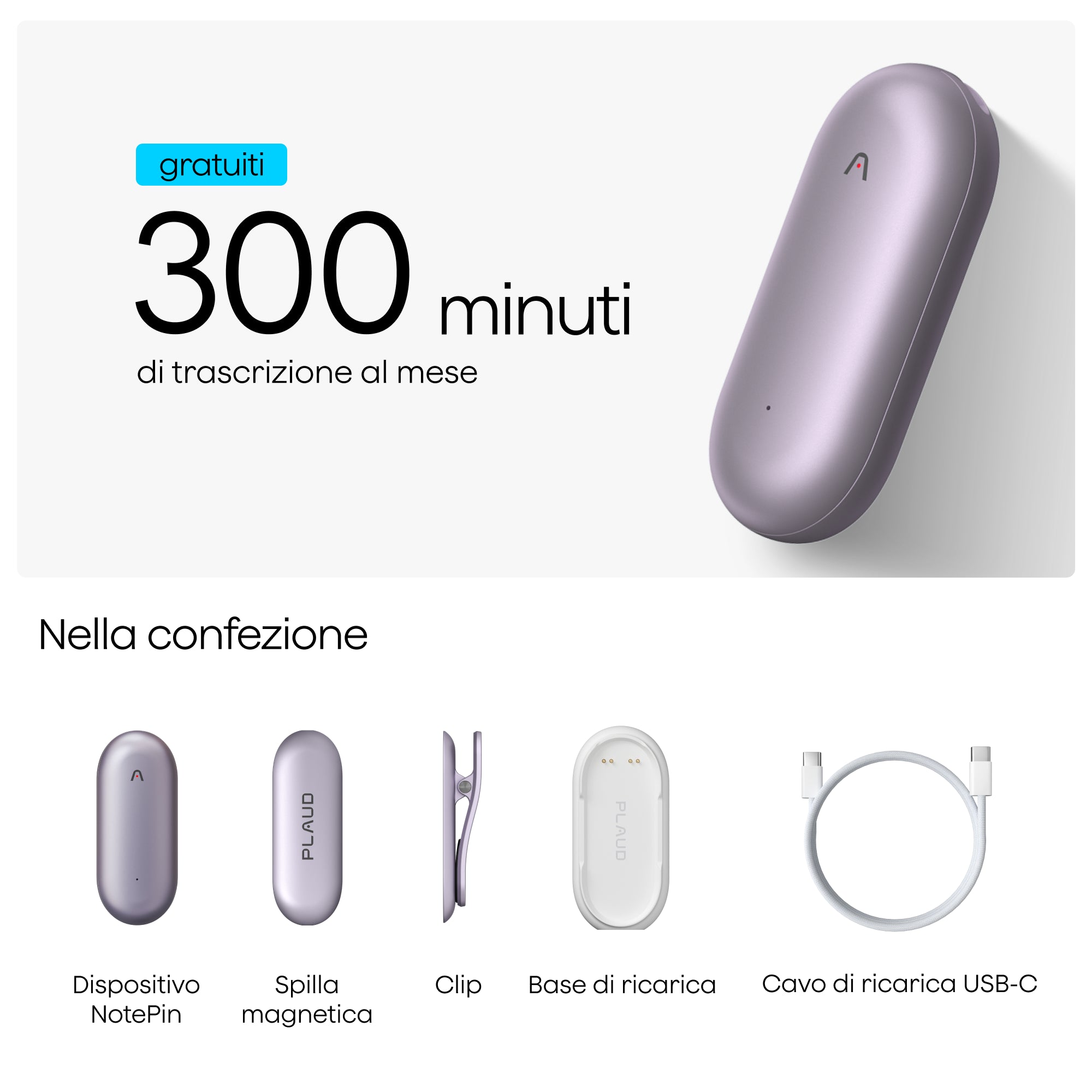 Plaud NotePin - Combo