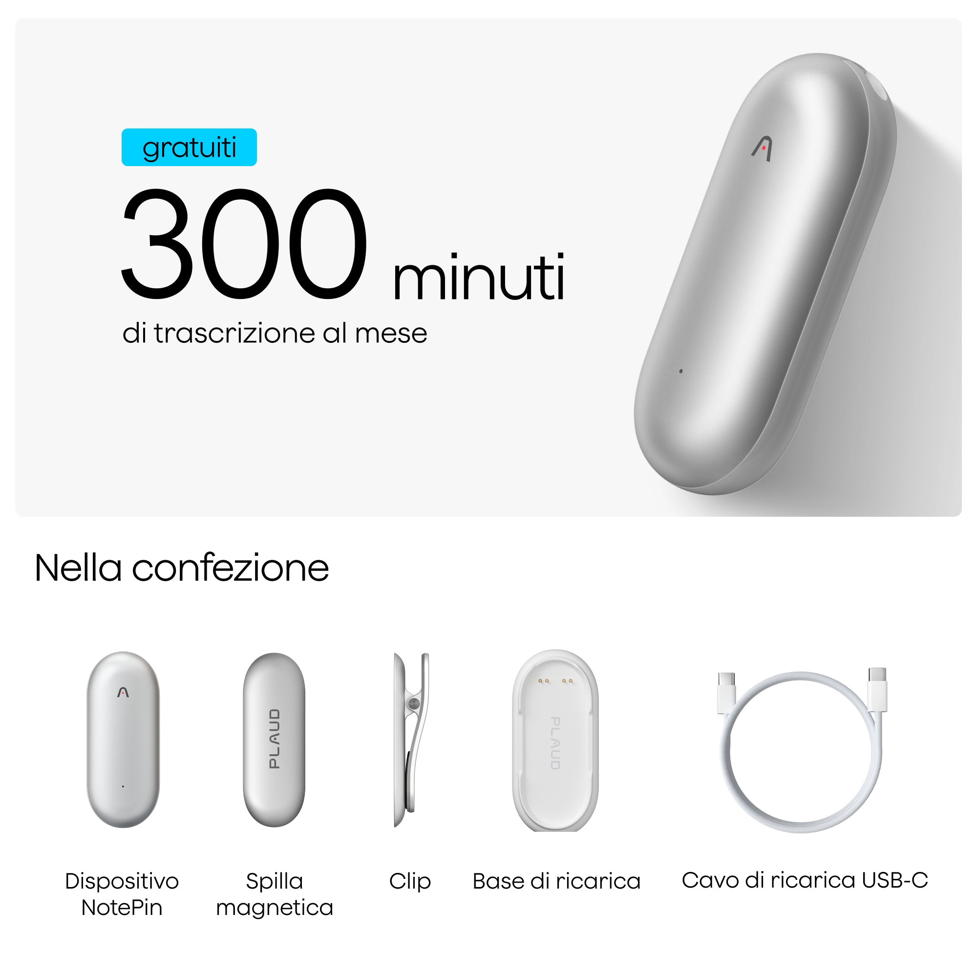 Plaud NotePin - Combo