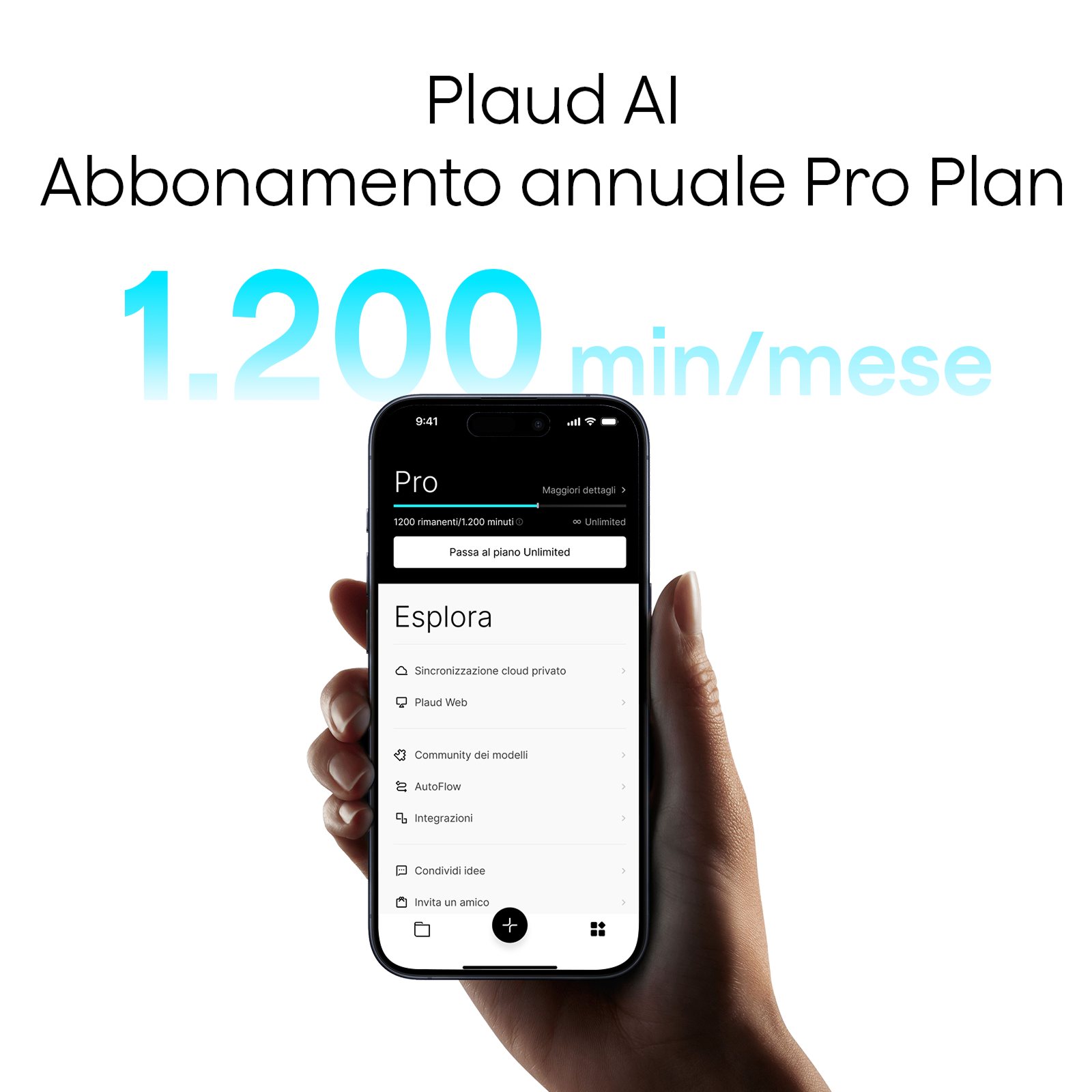 Abbonamento Annuale Pro Plaud AI