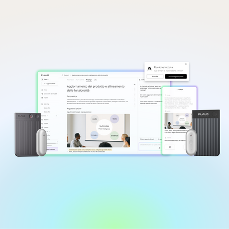 Plaud presenta Plaud NotePin S e Plaud Desktop,   l’unica soluzione di presa di appunti con IA che collega in modo fluido le conversazioni dal vivo e online