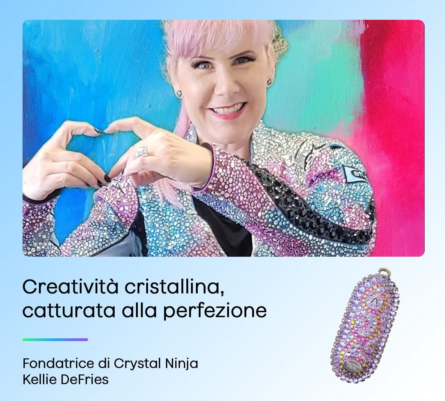 Come un artista del cristallo cattura ogni idea brillante