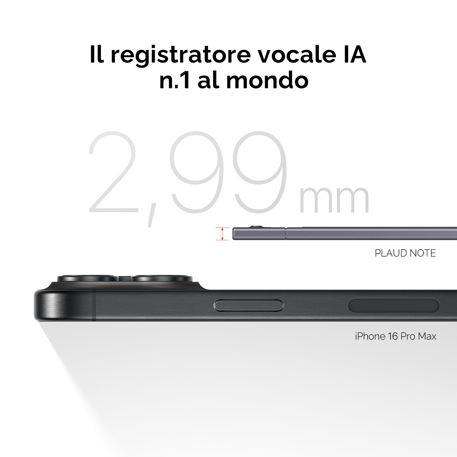 PLAUD NOTE e Piano annuale illimitato