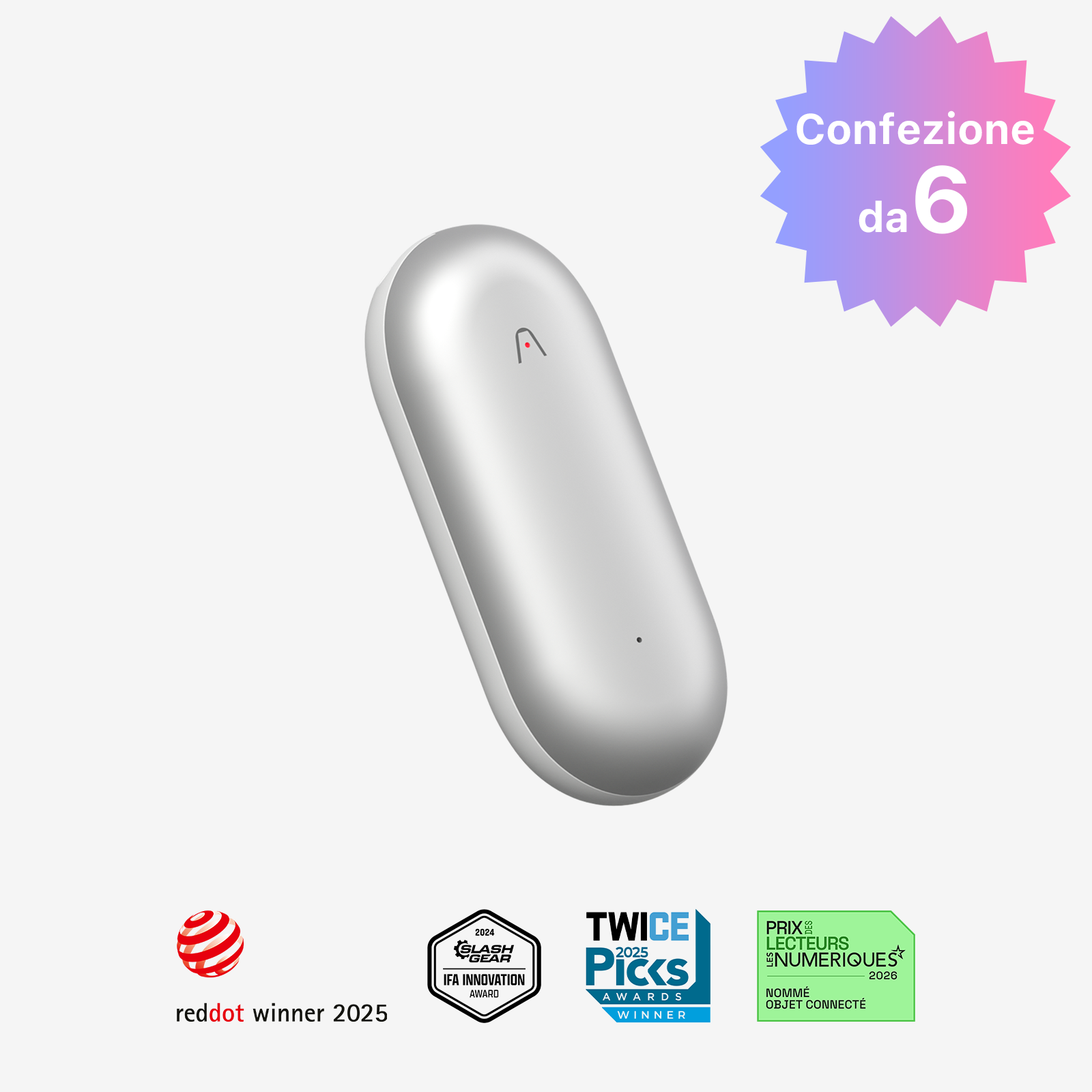 PLAUD NotePin | Confezione da 6