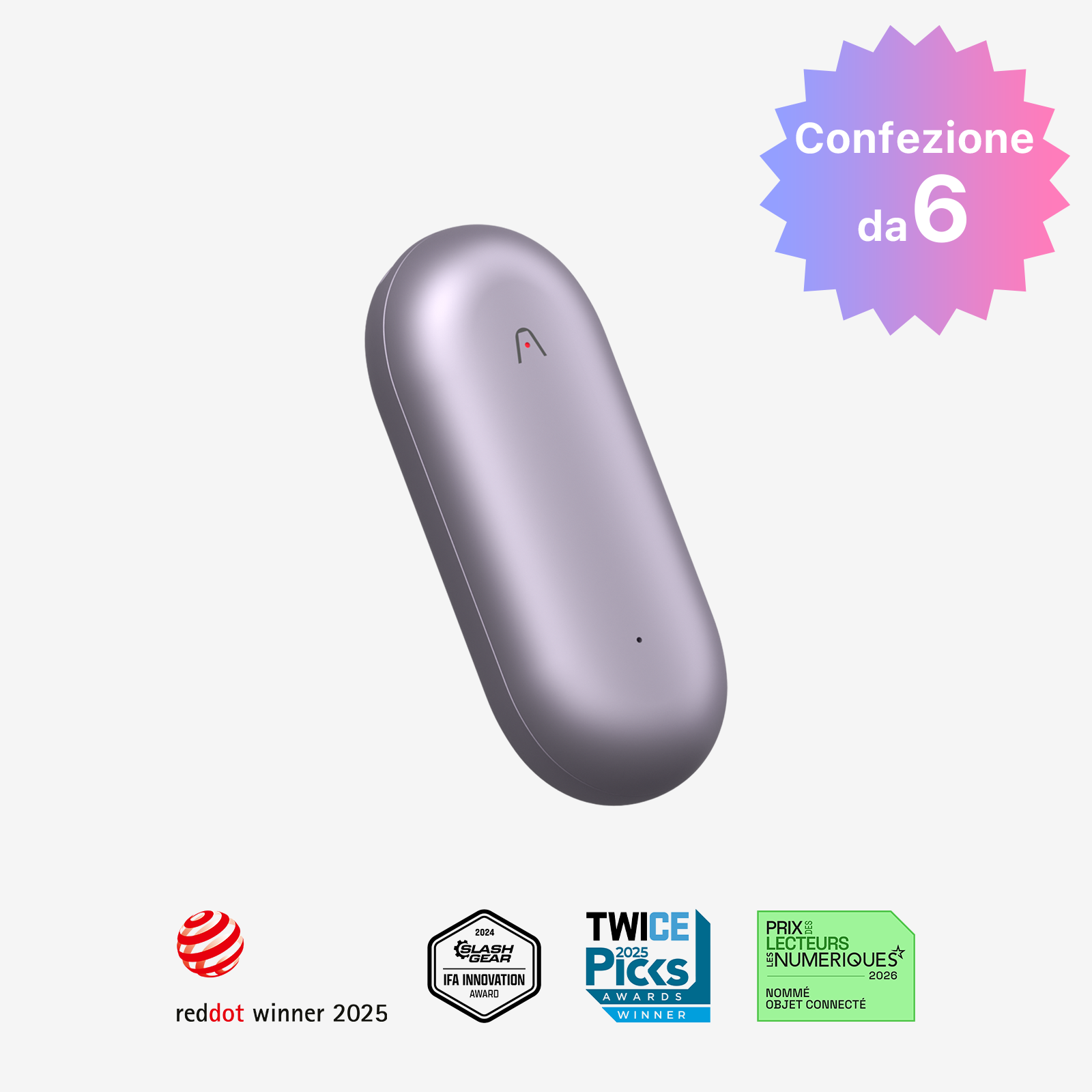 PLAUD NotePin | Confezione da 6