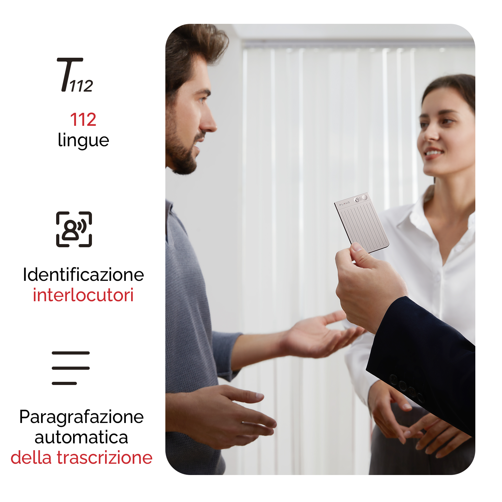 Registratore vocale IA PLAUD NOTE
