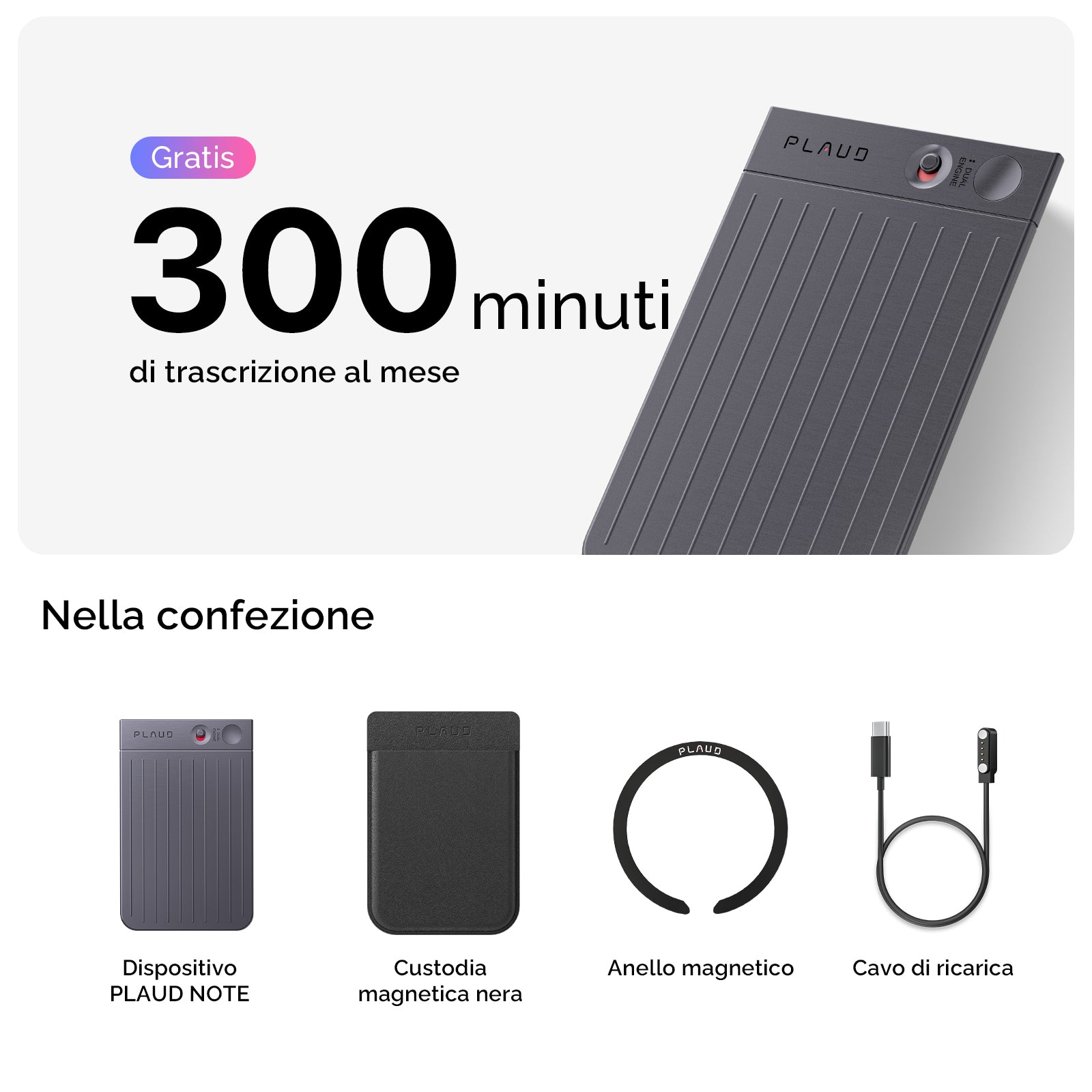 PLAUD NOTE AI Voice Recorder | 3-Pack