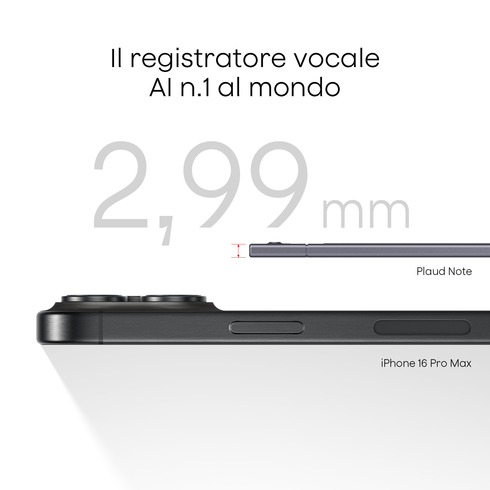Plaud Note e Pro Piano IA Annuale