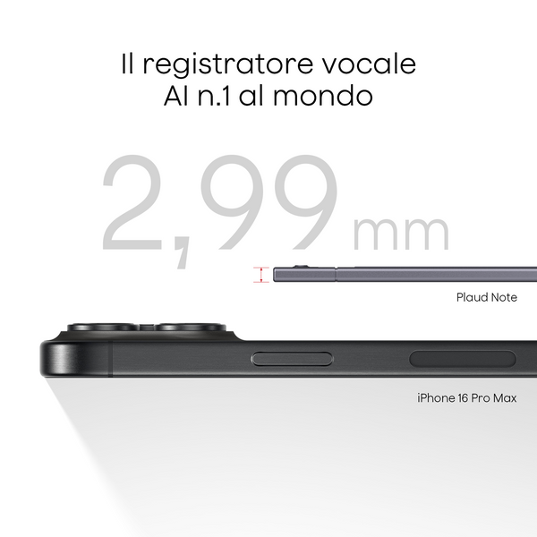 Plaud Note - Notetaker IA Professionale
