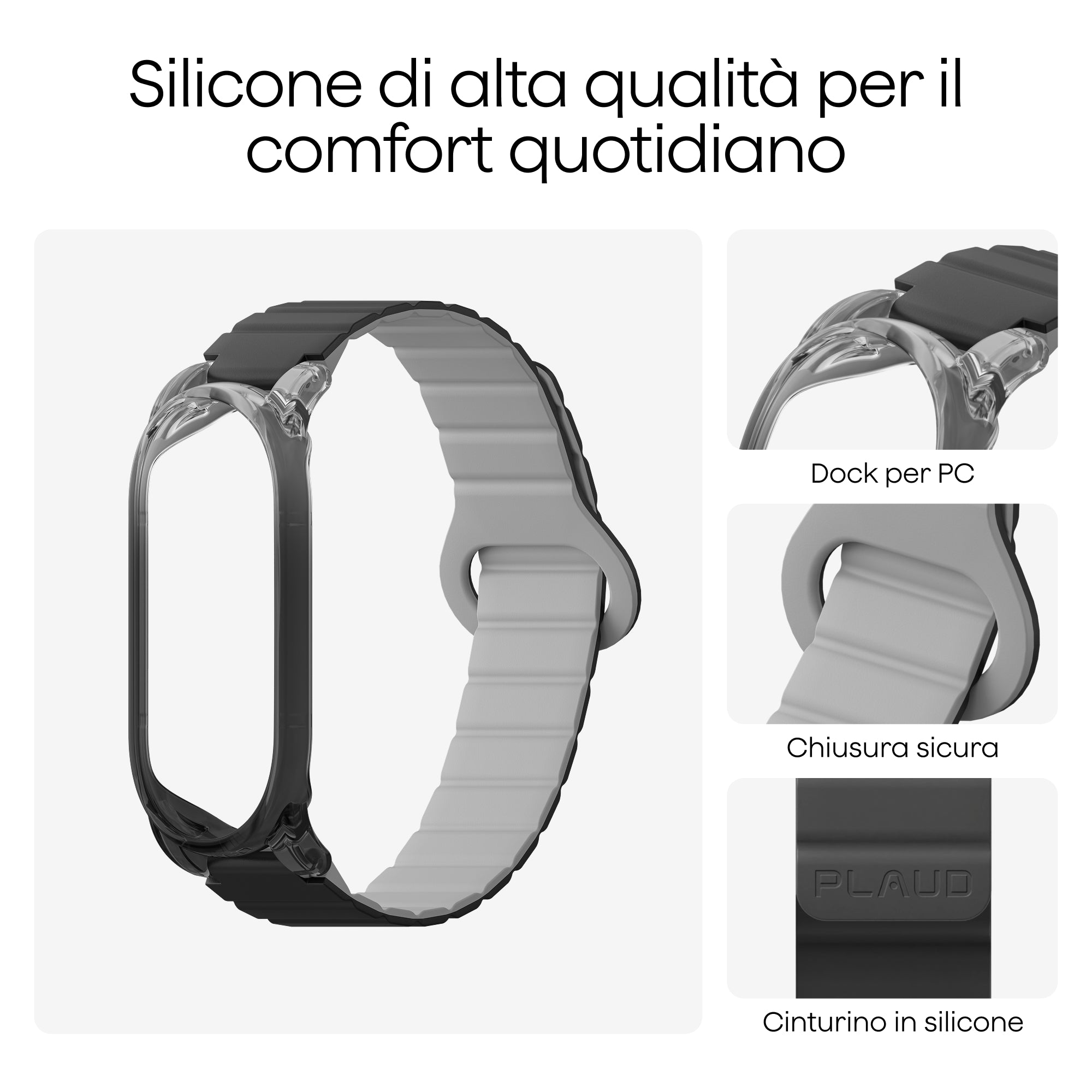 Braccialetto in silicone Plaud NotePin | Plaud NotePin S