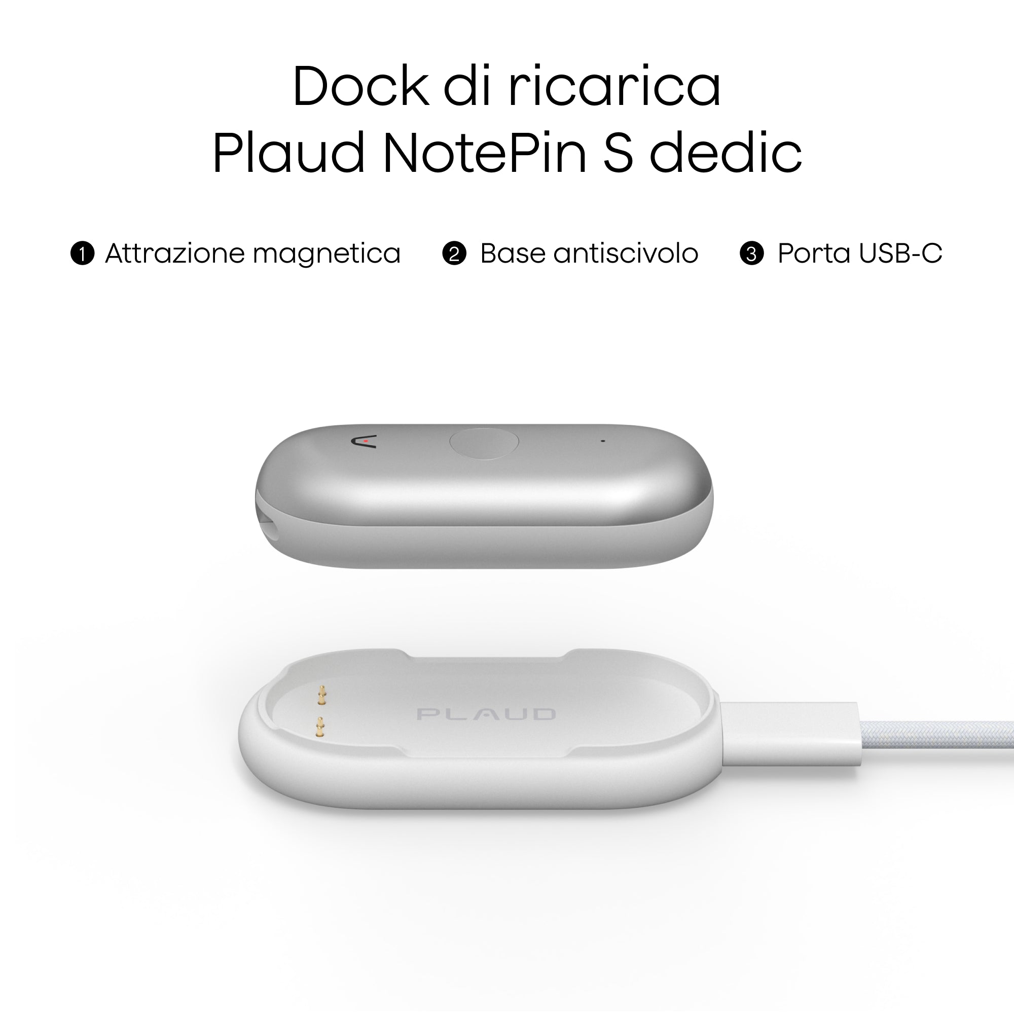 Kit di Ricarica Plaud NotePin | Plaud NotePin S
