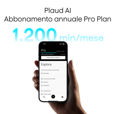 Abbonamento Annuale Pro Plaud AI